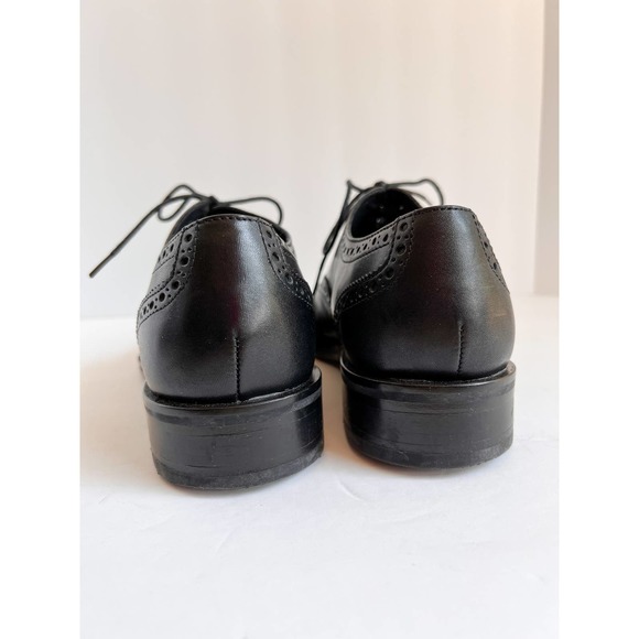 COLE HAAN Men\'s Black Leather Modern Classics Wingtip Oxford Shoes size 8.5